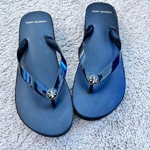 Tory Burch Midnight Blue Sandals